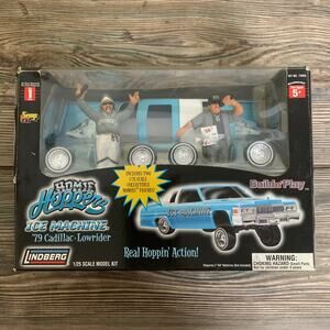 Lindberg Homie Hoppers Ice Machine ‘79 Cadillac Lowrider 1/25 Blue NIB